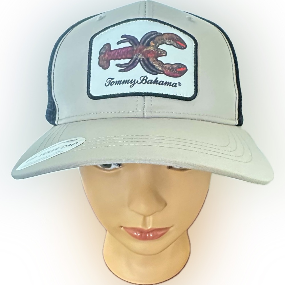 TOMMY BAHAMA Men's SnapBack Lobster Mesh Back Hat NWT